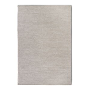 Béžový ručně tkaný koberec s příměsí vlny 80x150 cm Pradesh Linen White – Elle Decoration